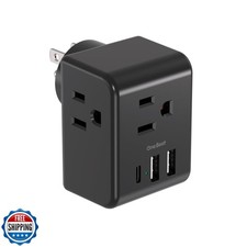 Multi Plug Outlet Extender, Power Strip Non Surge Protector Electric Outlet S