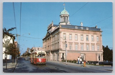 Toronto St. Lawrence Hall King Street TTC 4300 Streetcar Vintage Postcard