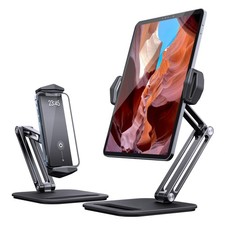 360  Adjustable Stand Holder for Desk, Aluminum Alloy Arm Mount with iPad //M...