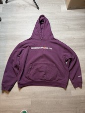 Vlone X Juice Wrld Legends Never Die Purple Hoodie Size 2XL Men