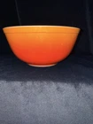 Vintage Pyrex FlameGlo Orange Red Ombre Nesting/ Mixing Bowl #402, 1 1/2 Qt