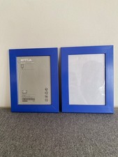 2x IKEA NYTTJA Bilderrahmen blau 13x18 cm – selten – nicht mehr im Sortiment