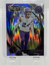 Camryn Bynum 2024 Panini Select Black & Blue Shock Prizm Club Level #234 Vikings