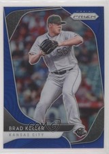 2020 Panini Prizm Blue Prizm Brad Keller #74 ib6