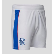 Image of Glasgow Rangers FC Castore Replica Home Shorts Size Junior Large Boys Age 12-13