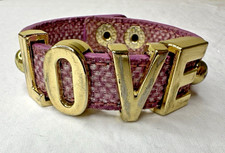 BCBG Generation Bracelet LOVE Purple Weave Ra...