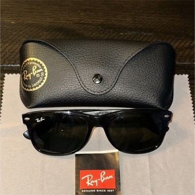 Ray-Ban Women\'s Black Frame Sunglasses with Black Case s-l400.jpg main image 4