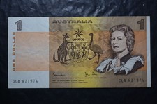 Australia 1982 $1 One Dollar Banknote Johnston Stone