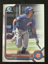 2022 Bowman Chrome #BCP-240 Cristian Hernandez Chrome Prospects Chicago Cubs