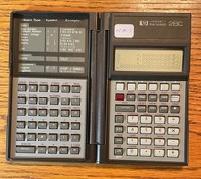 Vintage Hewlett Packard HP-28C Scientific Calculator -- TESTED/NEW BAT/MORE 5