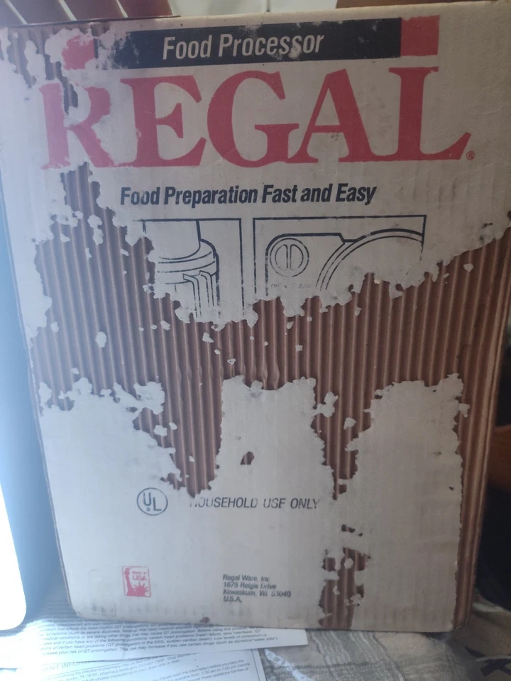Regal  Compact Food Processor V813SB N.I.B Direct Drive Motor Free Shipping  - Image 3 of 4