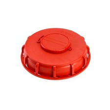 QWORK IBC Tote Lid Cover, 6.5" Tank Water Liquid Cap 1 Pack, Red #A