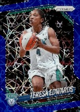 TERESA EDWARDS 2025 Panini Prizm WNBA Blue Velocity #126 Basketball ID:160757