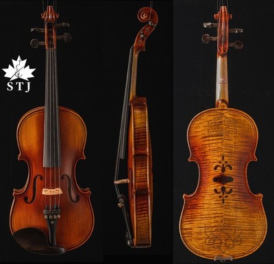 Best model Violin Carving and inlays, 4/4 Full size, Oil Finishes, Big sound