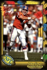 John Elway 1991 Wild Card #4 Denver Broncos NFL READ FREE SHIPPING AutographDen