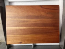 Mercer Culinary Acacia Wood Magnetic Knife Board w Stand 14x10 Recipe Holder