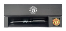 OFFICIAL MANCHESTER UNITED EXECUTIVE PEN & PIN BADGE FOOTBALL GIFT BRAND NEW!