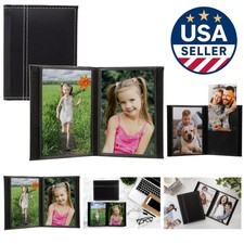 Luxurious 4x6 Faux Leather Photo Album - Safeguards 24 Treasured Memories