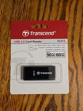 Transcend USB 3.0 Card Reader RDF5 Factory Sealed 