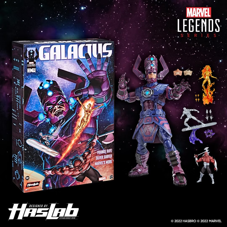 Marvel Legends HASLAB GALACTUS FIGURE+ ALL TIER UNLOCKS HASBRO UNOPENED ...