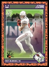2024 Score Halloween Pumpkin Trey McBride Arizona Cardinals #3