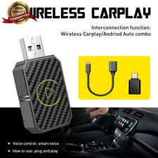 Auto Car Play Wireless Adapter CarPlay Dongle For iPhone IOS/Android Plug&Play