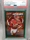 2021 Panini Prestige Heroes Patrick Mahomes ll HE-3 Xtra Points Green /199 PSA 8