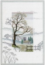 Derwentwater Designs Cross Stitch Kit - Misty Mornings - Winter Tree