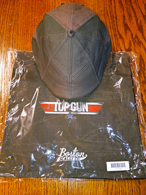 Boston Scally Co. Top Gun Men's Green Solid Newsboy Cap Hat, Size XL