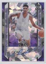 2021-22 Leaf Metal Purple Crystals 5/20 Isaiah Todd #BA-IT1 Auto 4z8