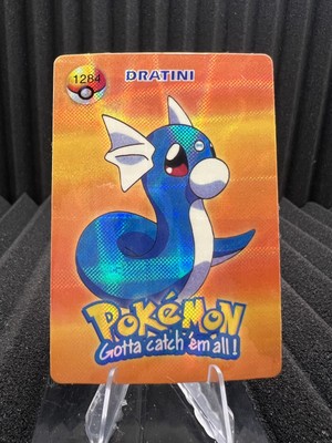 Dratini #1284 - Pocket Monsters Vending Holo Prism- Bandai Nintendo 1999 Pokemon