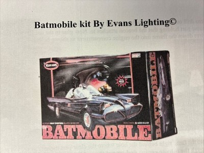 Batmobile Lighting Kit For Polar Lights 1/25 Model Kit. No Solder Evans Lighting