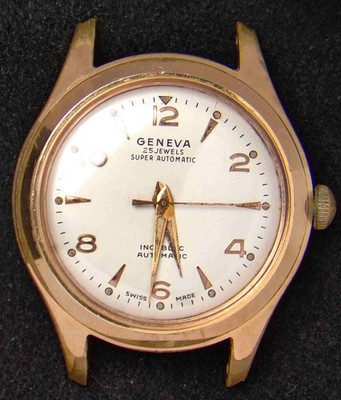 Geneva Herren Automatik Felsa 1560 Vintage Swiss Uhr -- läuft