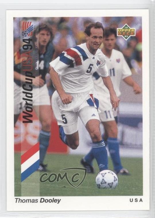 1993 Upper Deck World Cup 94 Preview English/Spanish Thomas Dooley #5 2e7