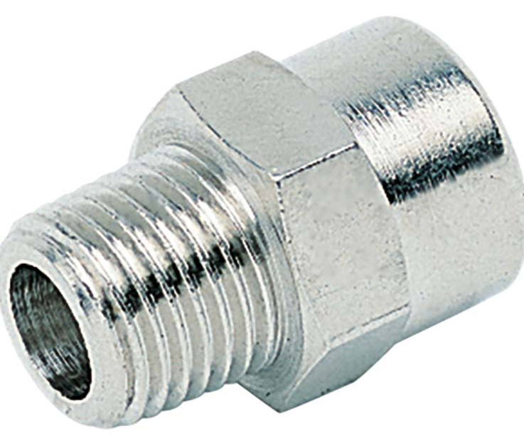 1/8""BSP MALE TO 1/4""BSP FEM AIRBRUSH HOSE EXTENSION ADAPTOR