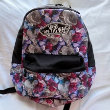Vans Backpack Floral Multicolor Excellent Rea...