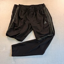 Adidas Women Black Gray PrimeGreen AeroReady Tiro 21 Training Track Pants Size L