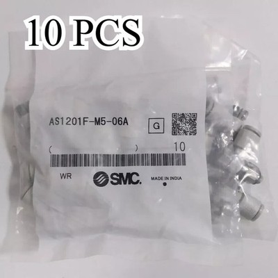 AS1201FM506A 10PCS New SMC AS1201F-M5-06A Flow Valve Fast Delivery #zb