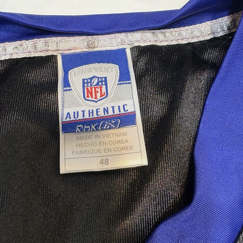 Camiseta de fútbol Joe Flacco Baltimore Ravens Reebok #5 para hombre 48 Foto 4 de 4