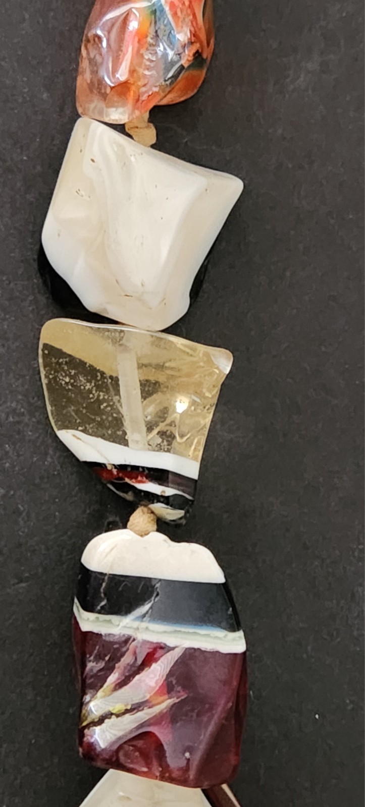 Pop Art Statement Piece Resin Chunky Colorful Nec… - image 7