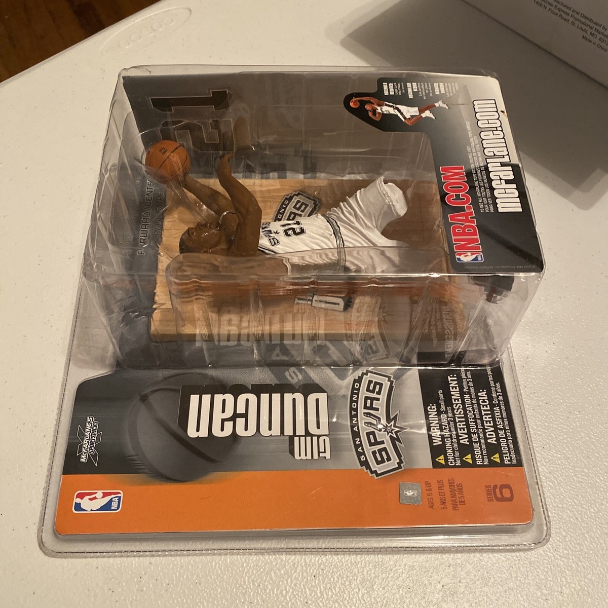 Mcfarlane Toys NBA San Antonio Spurs Tim Duncan Action