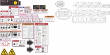 MEC 4555SE  Aftermarket Decal Kit, Complete High Quality Decals