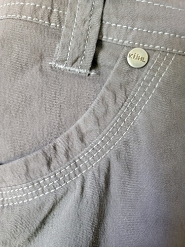 KÜHL Mountain Culture Women 14 Hiking Shorts Vintage Patina Gray Dye Practical - Picture 6 of 19