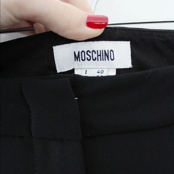 Pantaloni neri Moschino taglia 6 al dettaglio $750