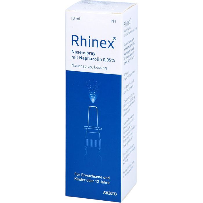 RHINEX Nasenspray + Naphazolin 0,05 10 ml PZN: 3901376