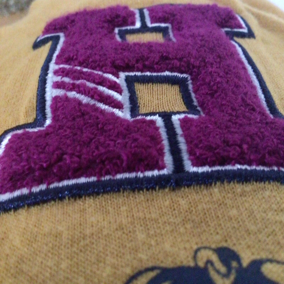 Camisa para dormir Wizarding World H.Potter amarilla mangas raglán dobladillo crudo unisex 12-14 Foto 3 de 4