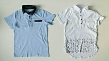 Boys Childrens Clothes 2 Polo T-Shirts – Age 7 Years