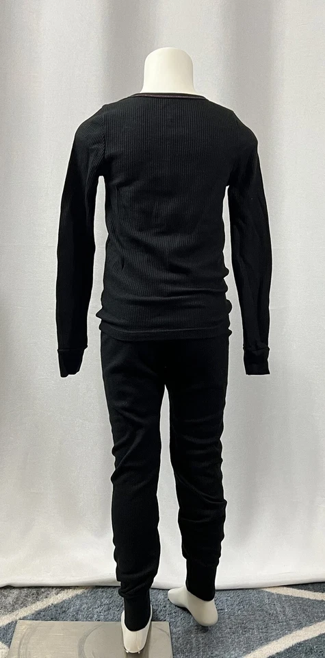 Conjunto de 2 piezas de mono manga larga y pantalones de mezcla de algodón Fruit Of The Loom para niñas M Foto 3 de 3