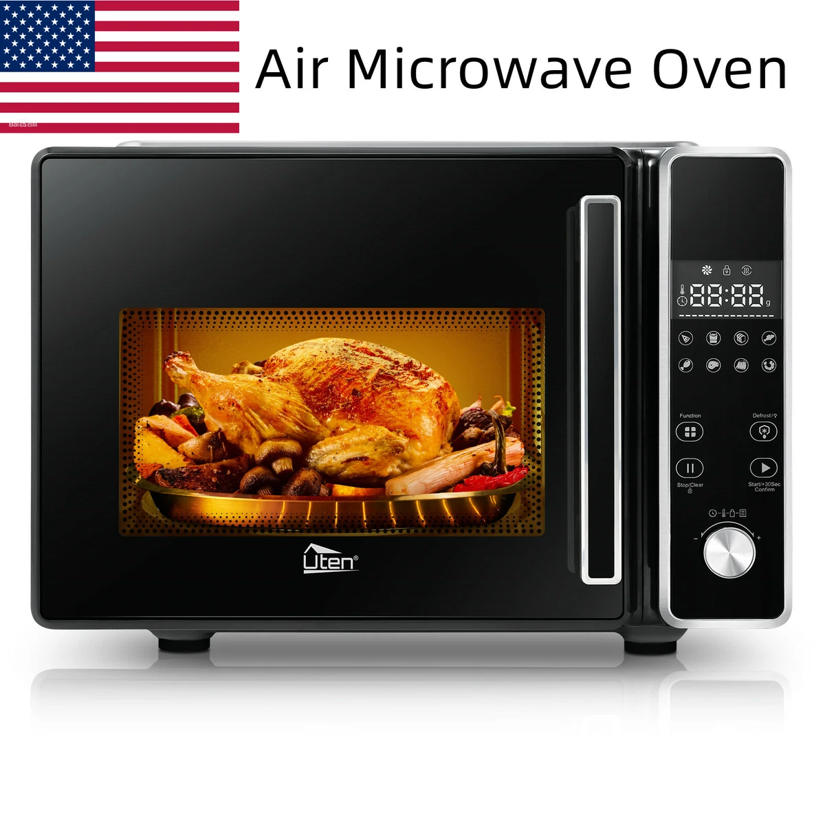 Large Capacity Countertop Microwave Oven with LED Display Multi