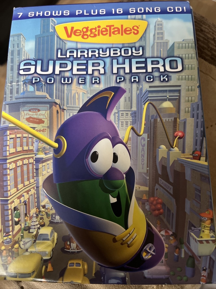 SUPER BEAVER dvd vol1～4 VeggieTales Larryboy Super Hero Power Pack Vol 1 & 2 (2 DVDs & 1
